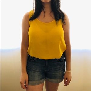 Primark yellow tank top